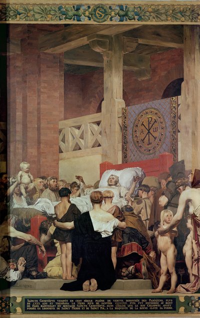 The Death of St. Genevieve (detail) by Jean Paul Laurens